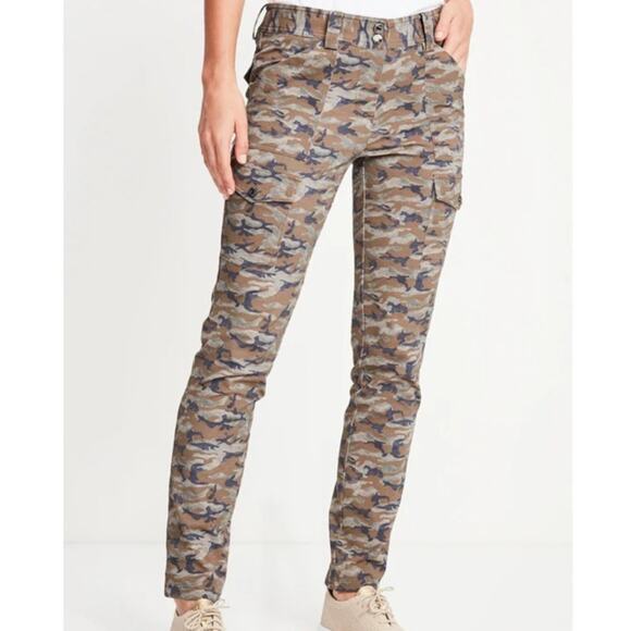 Anatomie Pants - ANATOMIE Camo Karo Cargo Pant Camouflage Brown Green Casual Women's XS